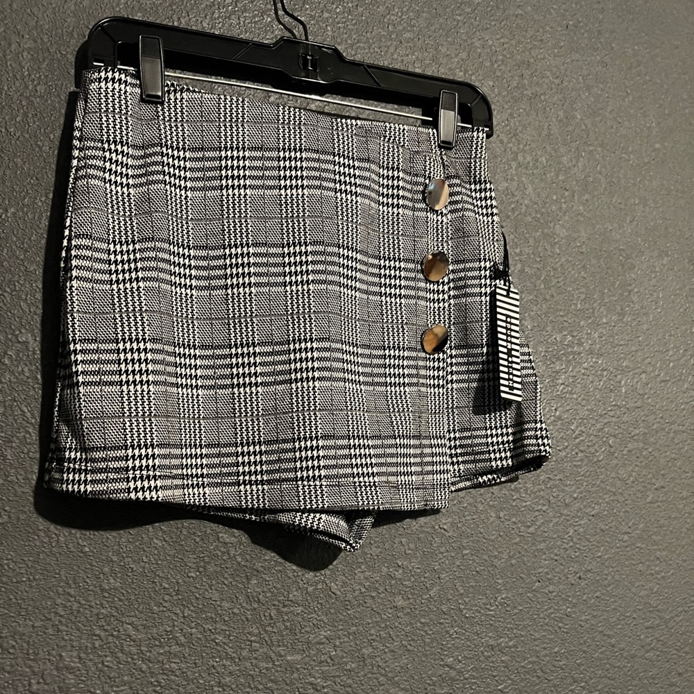 Plaid skort